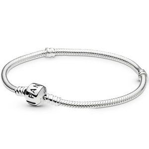 Pandora Moments Barrel Clasp Snake Chain Bracelet